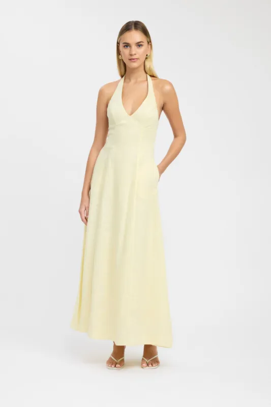 Tahiti Halter Maxi Dress sold by Kookai