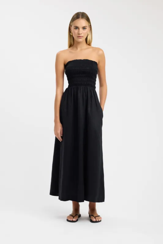 Tahiti Shirred Dress sold by Kookai