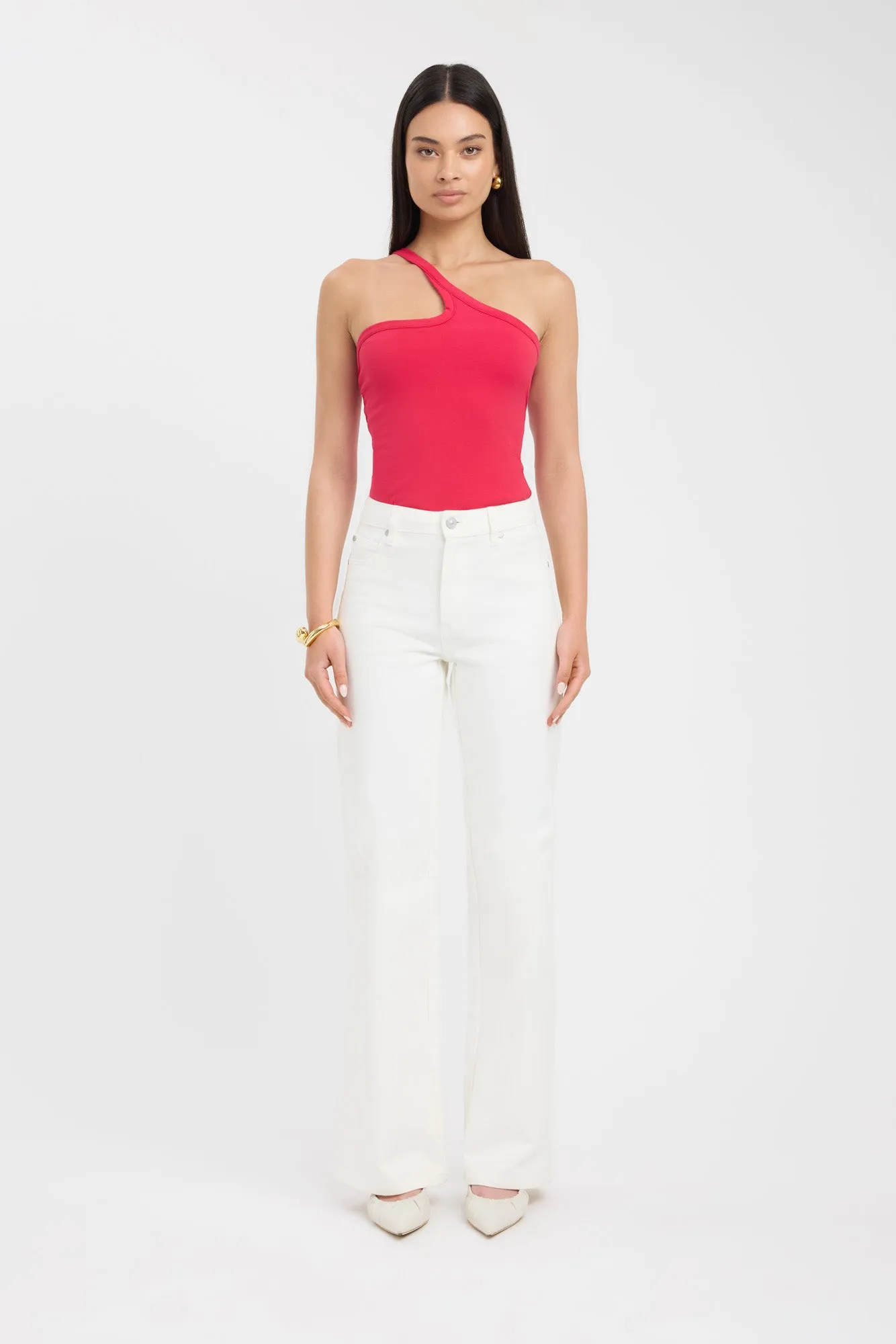 Zaya One Shoulder Top sold by Kookai