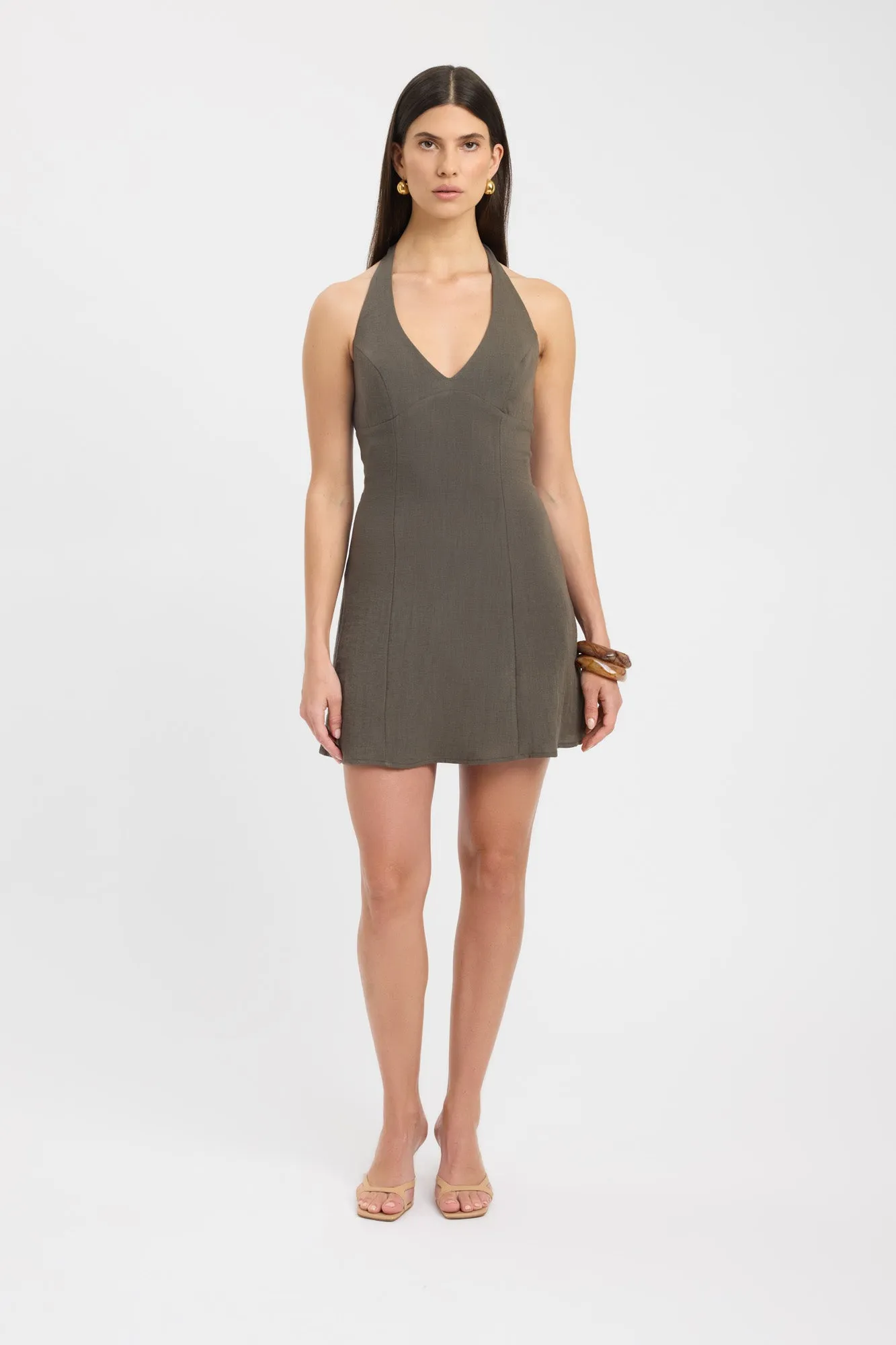 Hayman Halter Mini Dress sold by Kookai