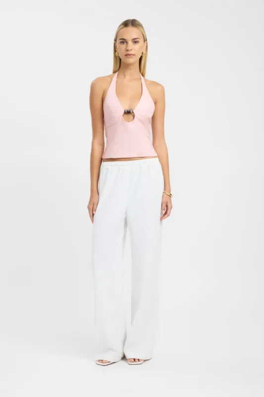 Palm Bead Halter Top sold by Kookai