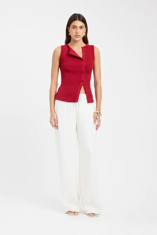 Bec Button Tank sold by Kookai