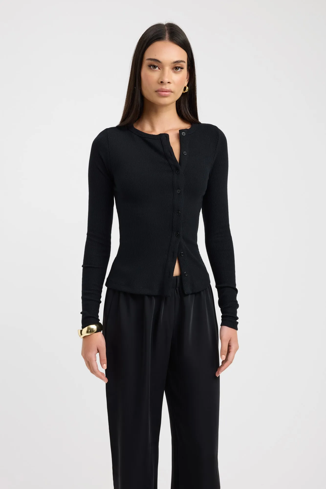 Bec Button Long Sleeve Top sold by Kookai product image thumbnail 2