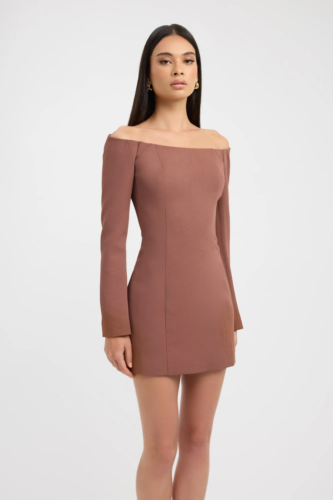Oyster Long Sleeve Mini Dress sold by Kookai product image thumbnail 2