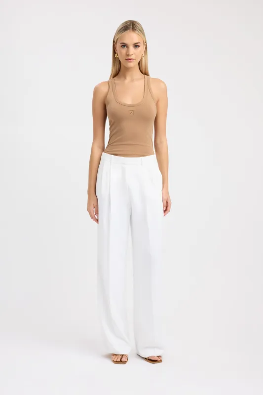 Monogram Scoop Tank sold by Kookai