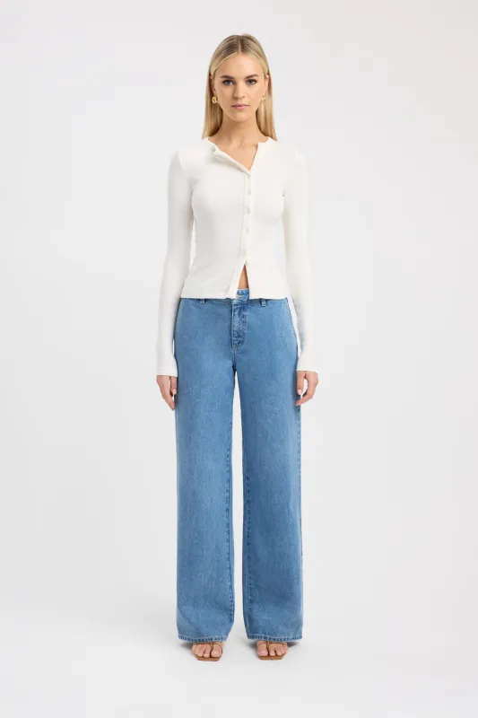 Bec Button Long Sleeve Top sold by Kookai