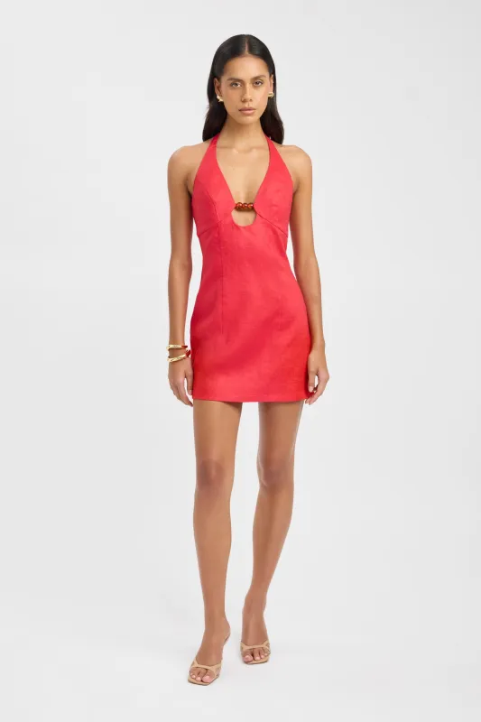 Palm Beaded Mini Dress sold by Kookai