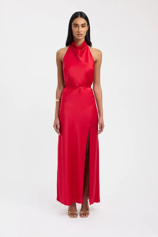 Palermo Halter Maxi Dress made by Kookai