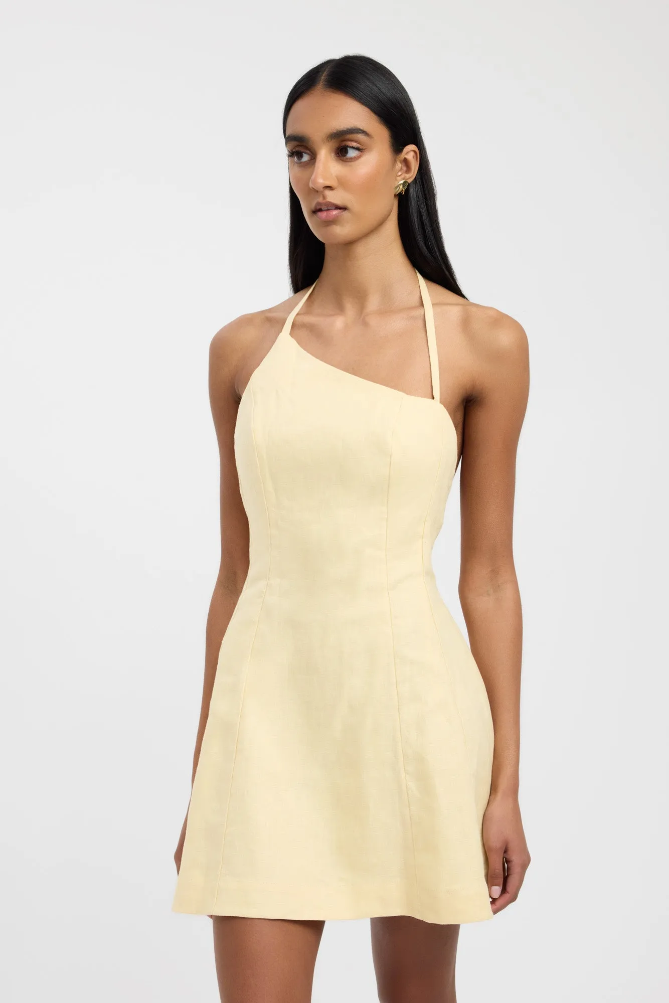 Palm One Shoulder Mini Dress sold by Kookai product image thumbnail 2