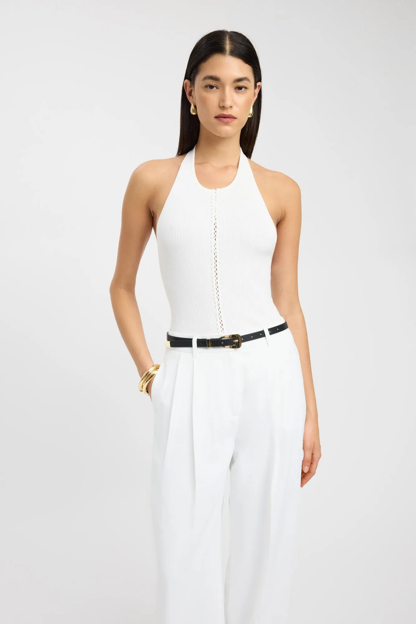 Lola Lace Up Halter Top sold by Kookai product image thumbnail 2