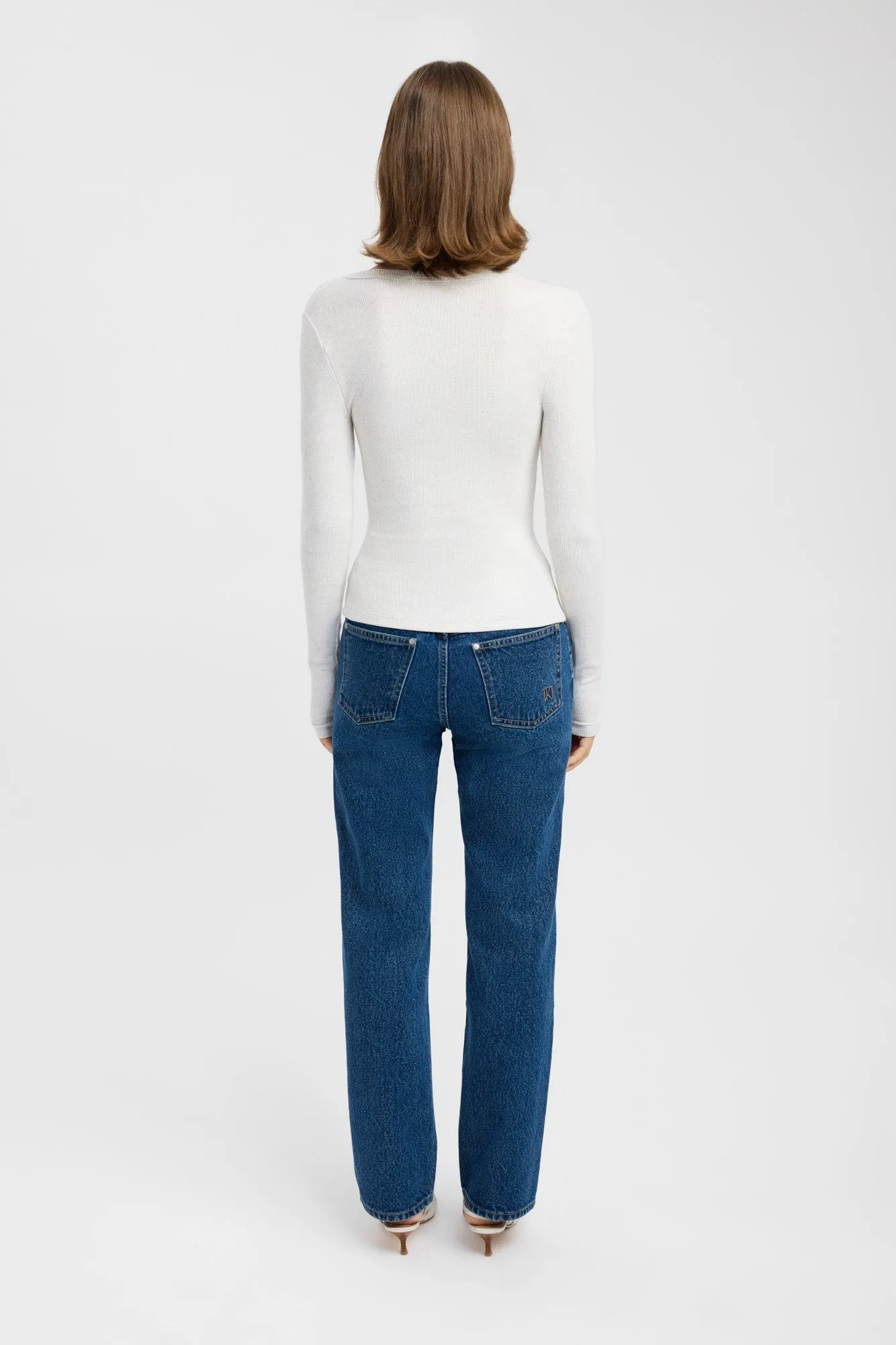 Bec Button Long Sleeve Top sold by Kookai product image thumbnail 3