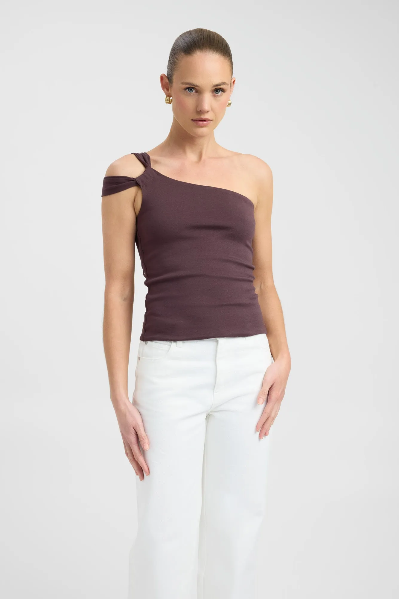 Luna One Shoulder Top sold by Kookai product image thumbnail 2