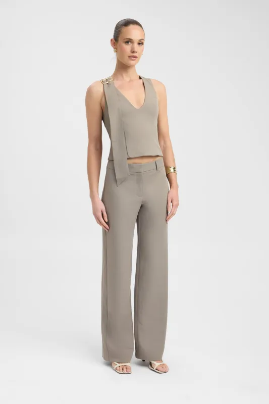 Ariel Buckle Slider Top sold by Kookai