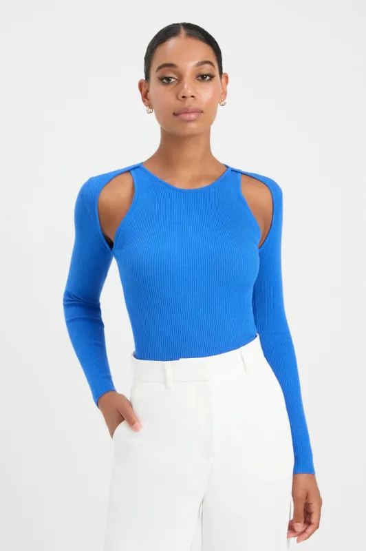 Lola Cut Out Long Sleeve Top sold by Kookai