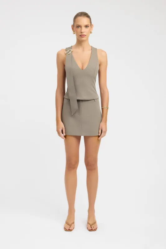 Ariel Low Rise Mini Skirt sold by Kookai