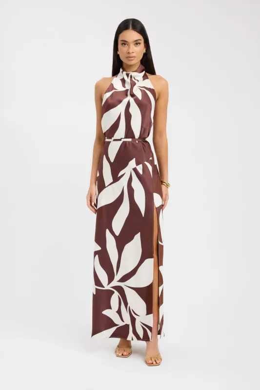 Wynnie High Cowl Maxi Dress sold by Kookai