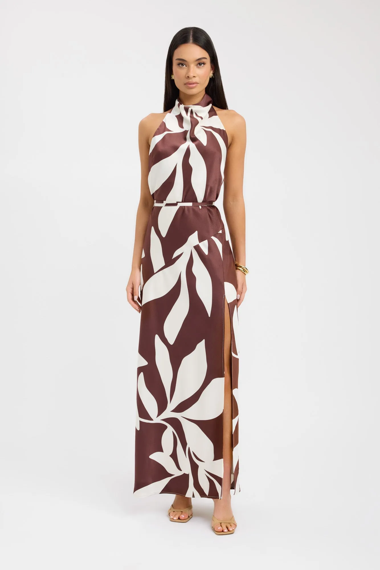 Wynnie High Cowl Maxi Dress sold by Kookai