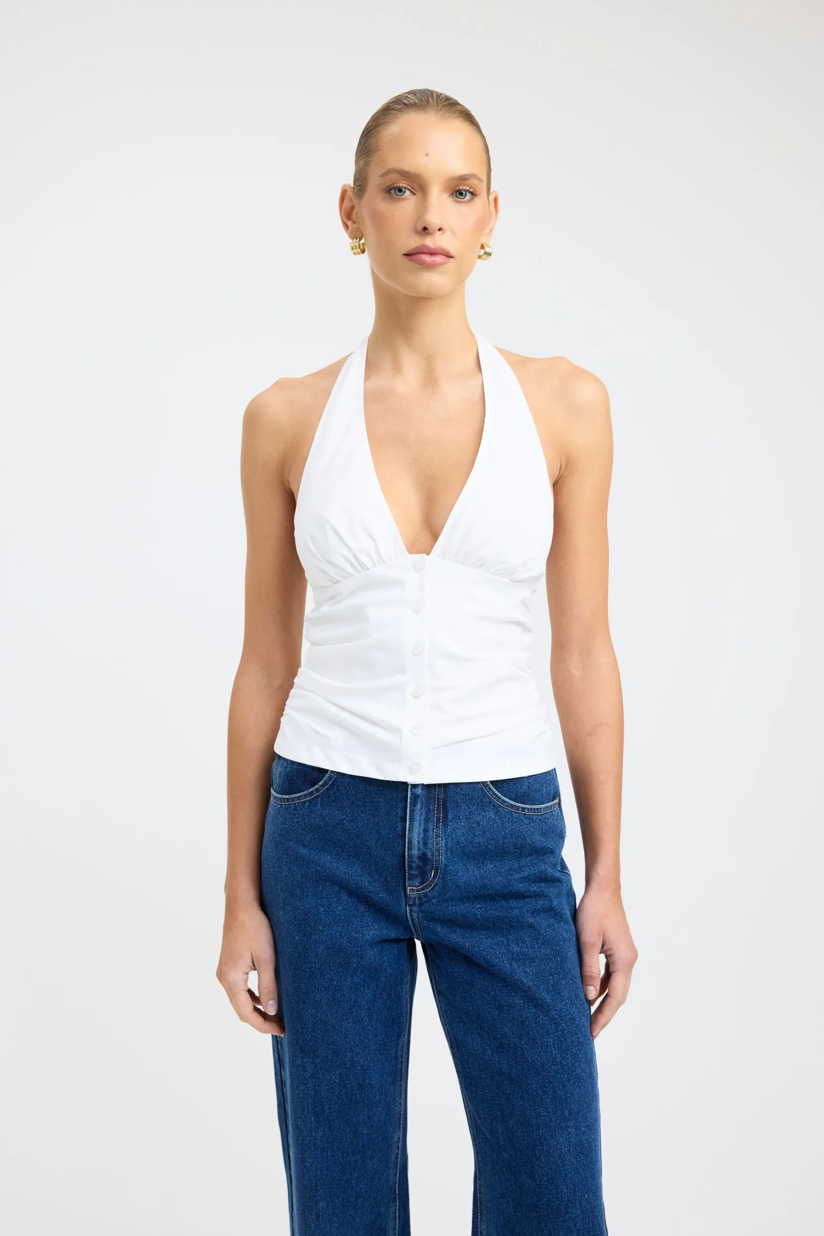 Percy Gathered Halter Top sold by Kookai product image thumbnail 3