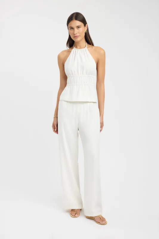 Maria Gathered Halter Top sold by Kookai