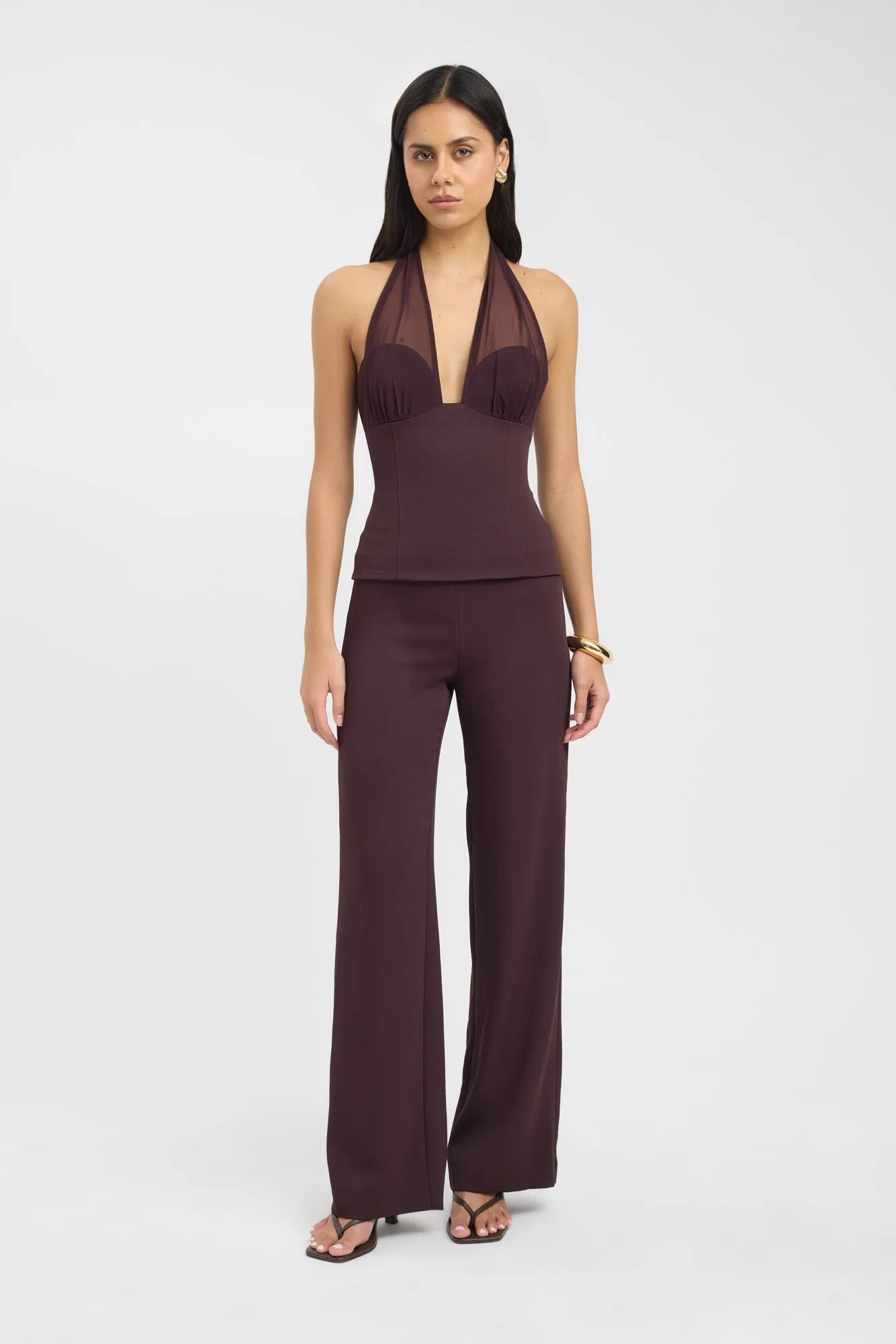 Oyster Mesh Top sold by Kookai