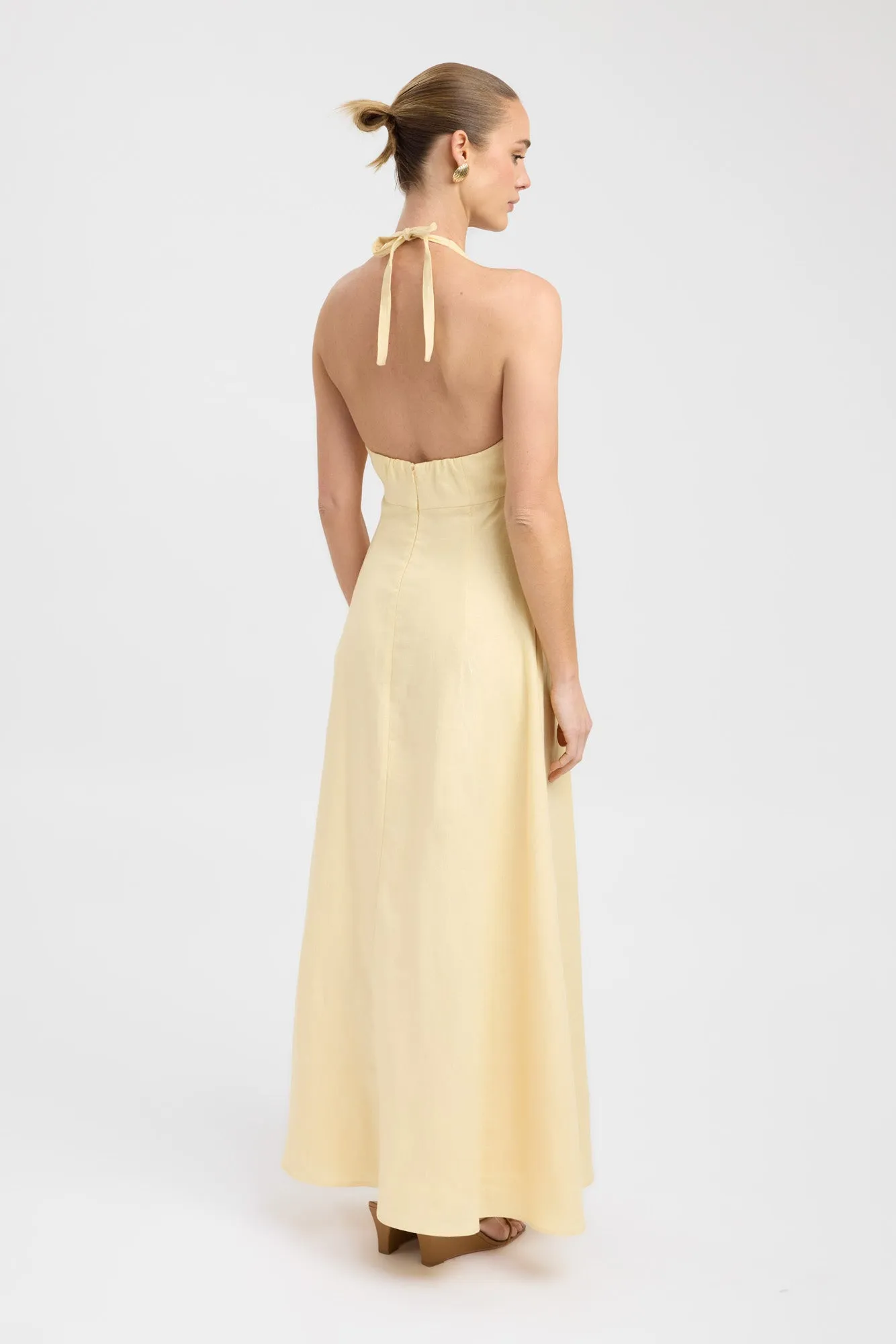 Palm Halter Maxi Dress sold by Kookai product image thumbnail 4