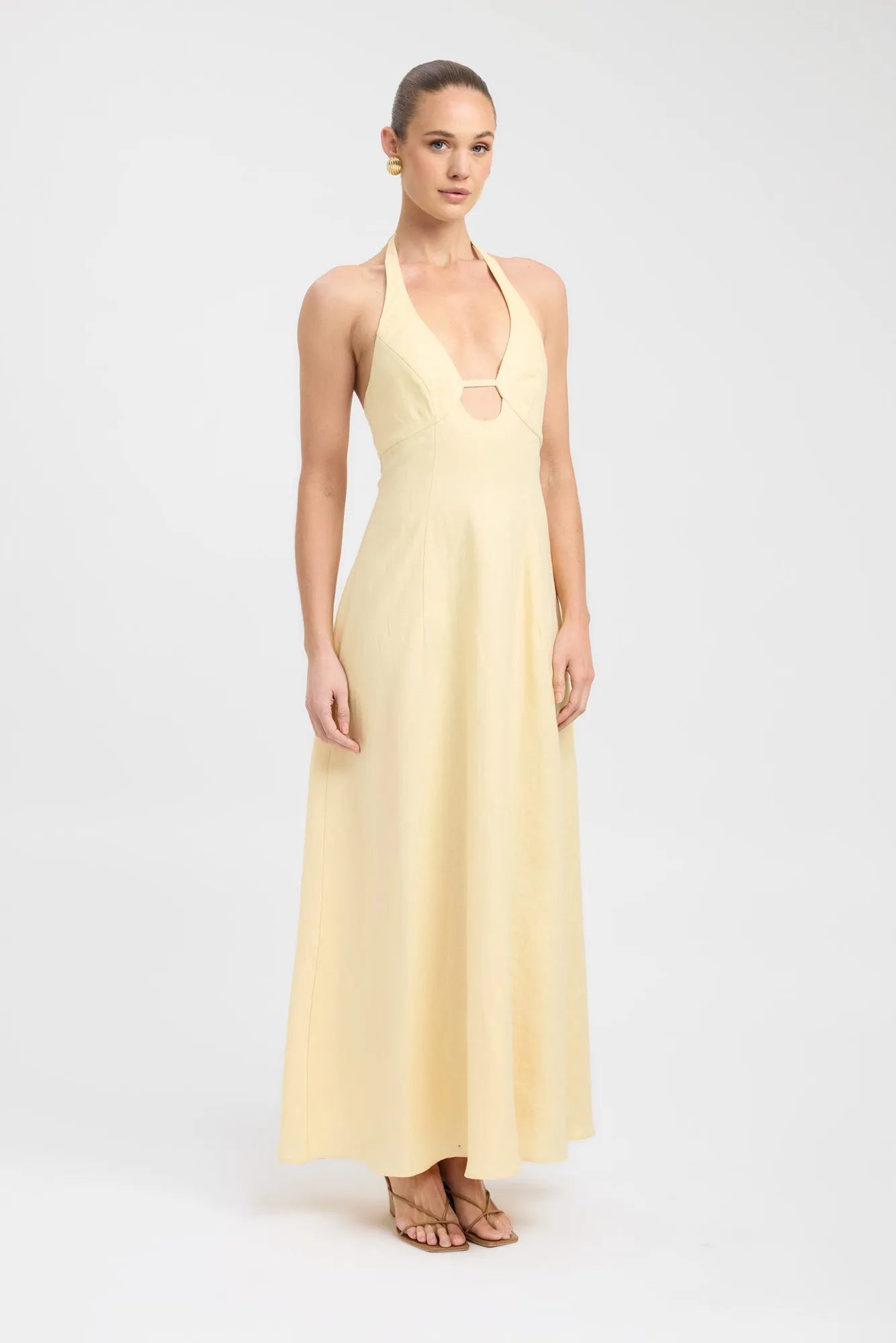 Palm Halter Maxi Dress sold by Kookai product image thumbnail 3