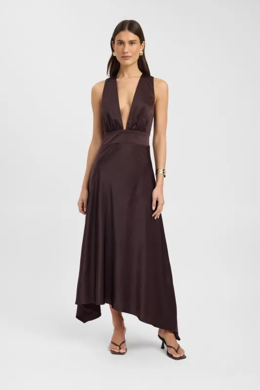 Palermo Plunge Maxi Dress sold by Kookai