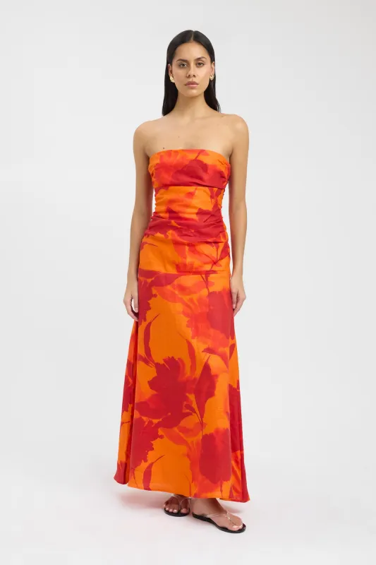 Kaia Strapless Maxi Dress sold by Kookai