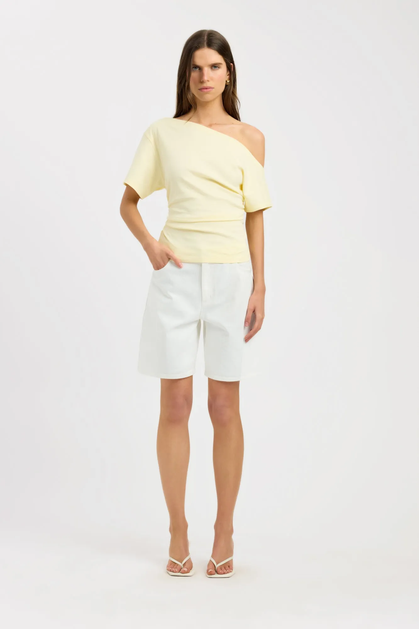 Nova Off Shoulder Tee sold by Kookai