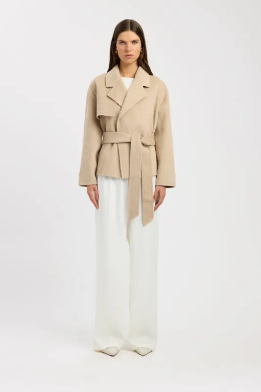 Rommie Cropped Wool Jacket sold by Kookai