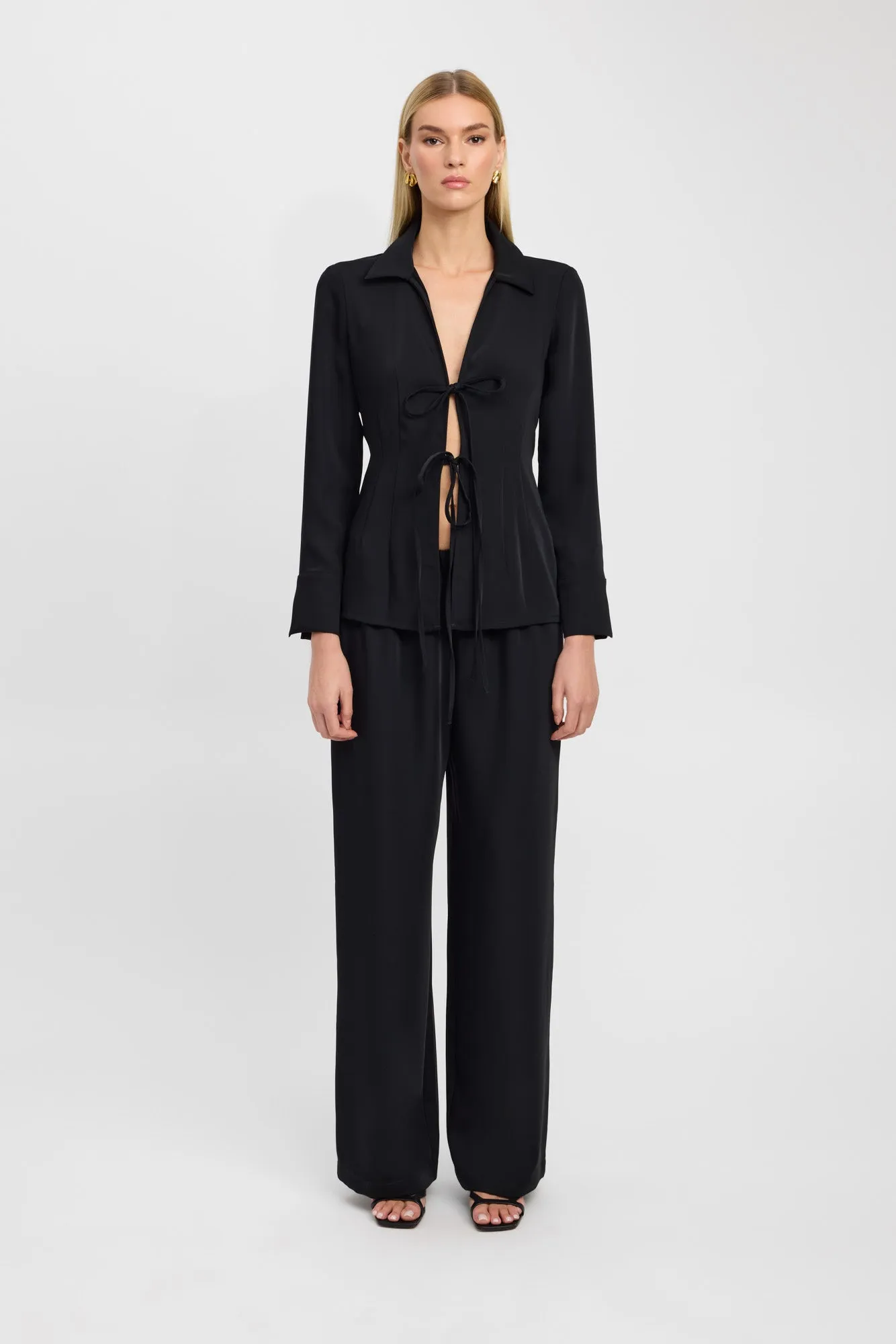 Maria Long Sleeve Tie Top sold by Kookai product image thumbnail 2