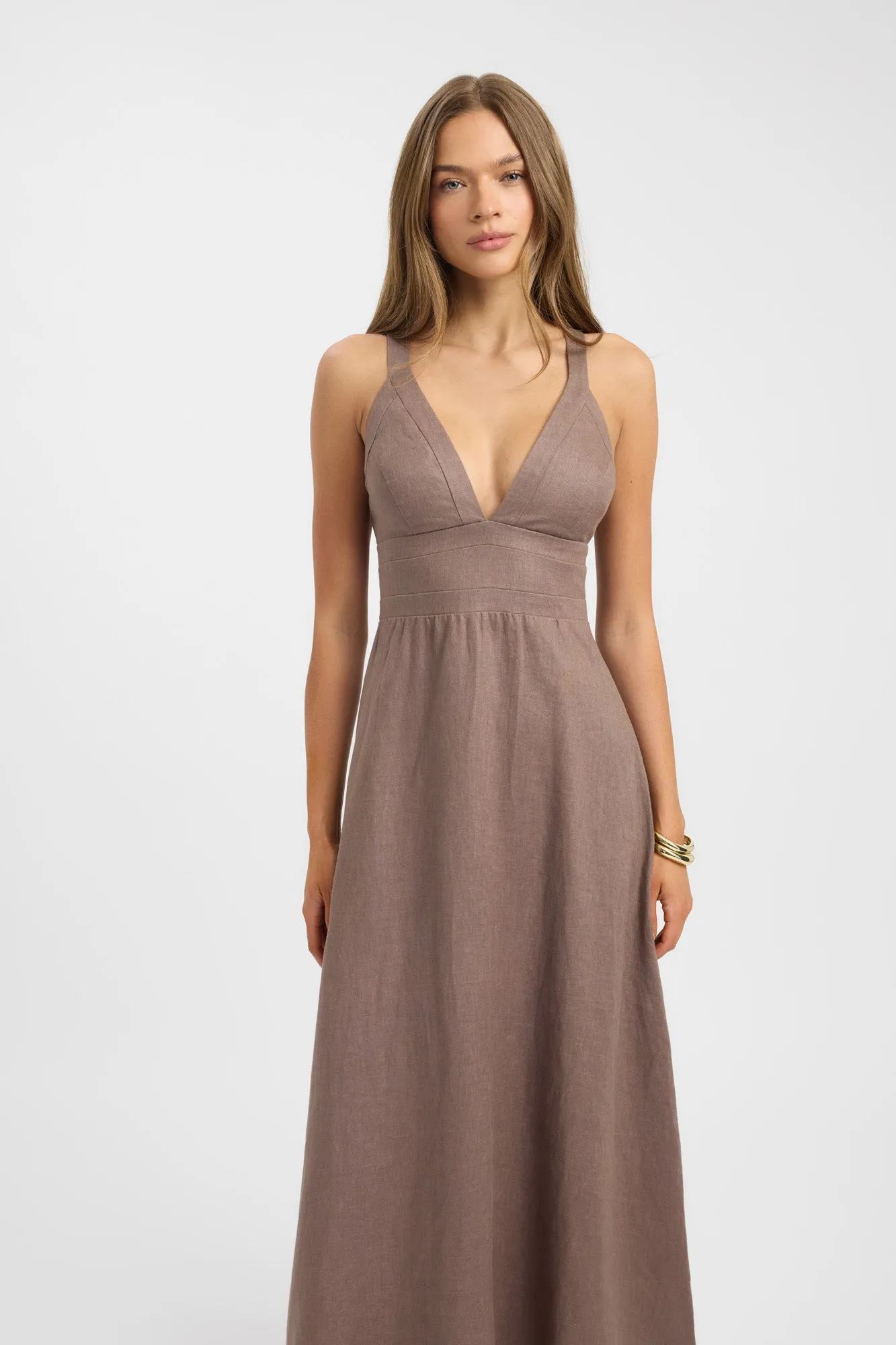 Palm Vee Maxi Dress sold by Kookai product image thumbnail 2