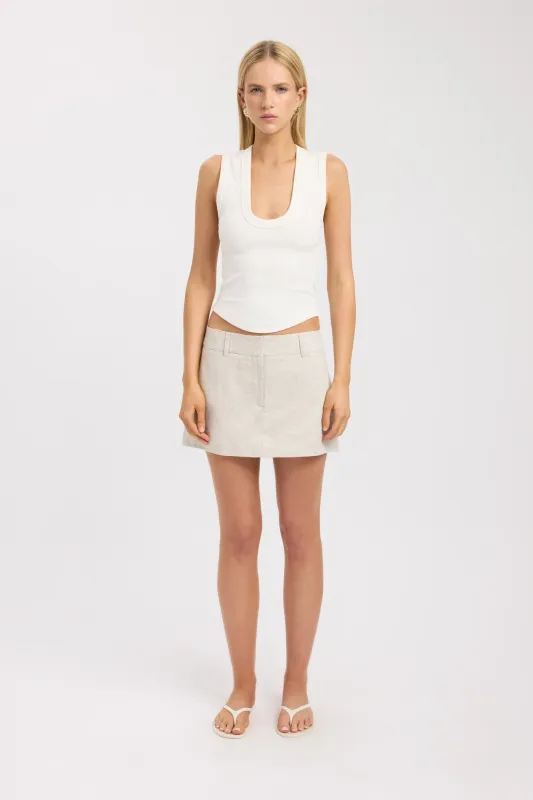 Camila Scoop Tank sold by Kookai