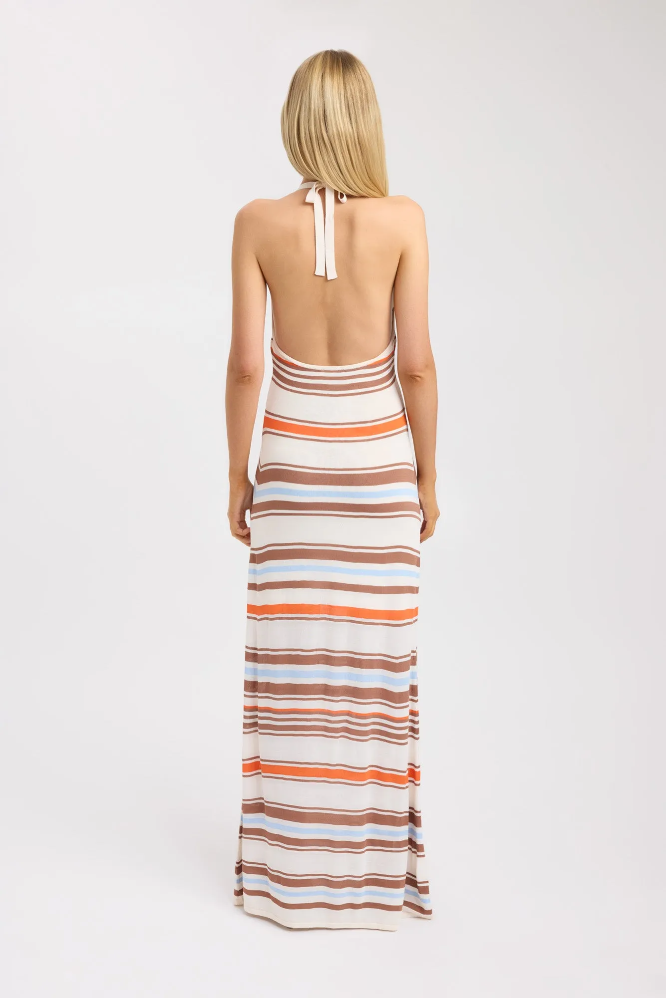 Skye Stripe Maxi Dress sold by Kookai product image thumbnail 4