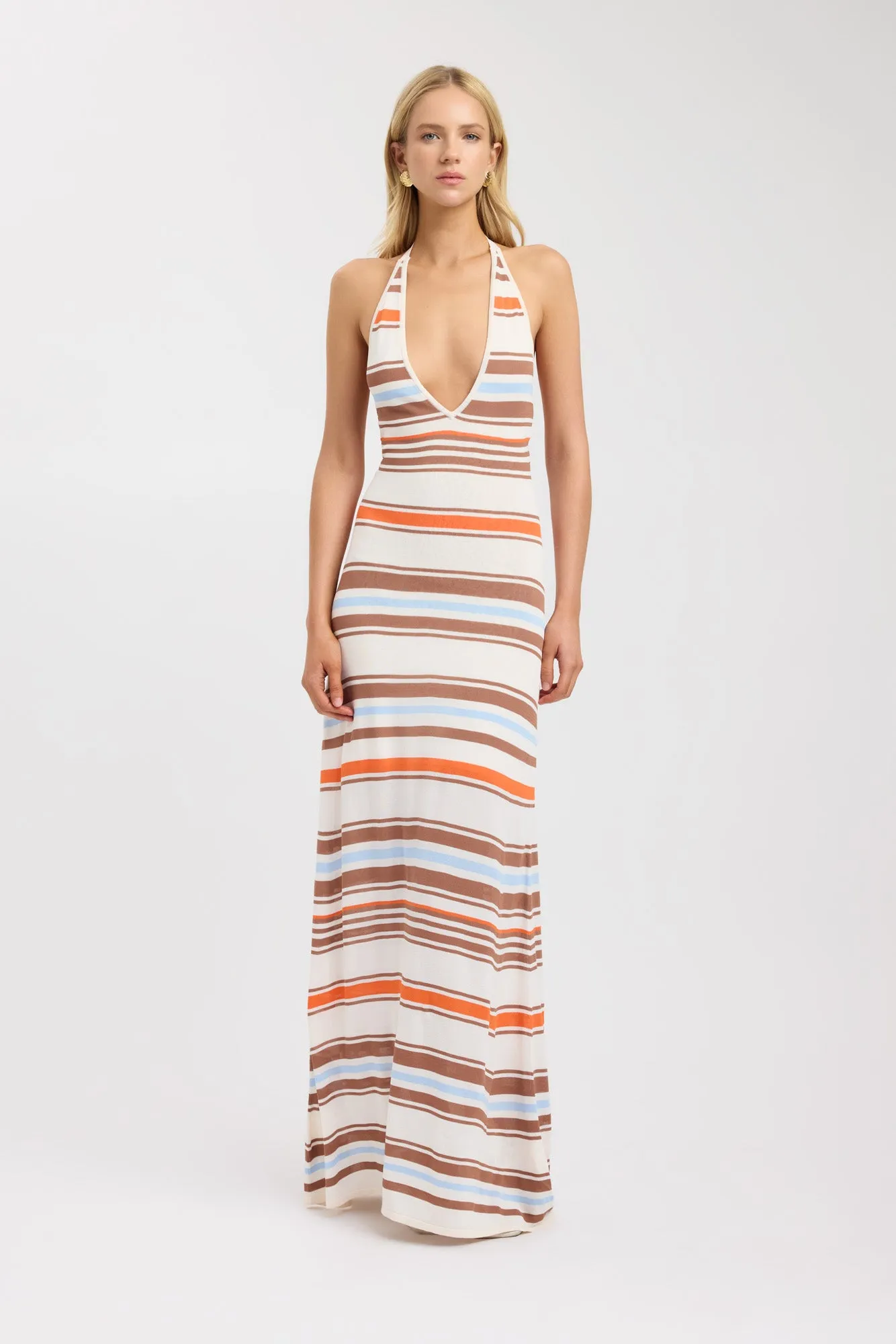 Skye Stripe Maxi Dress sold by Kookai