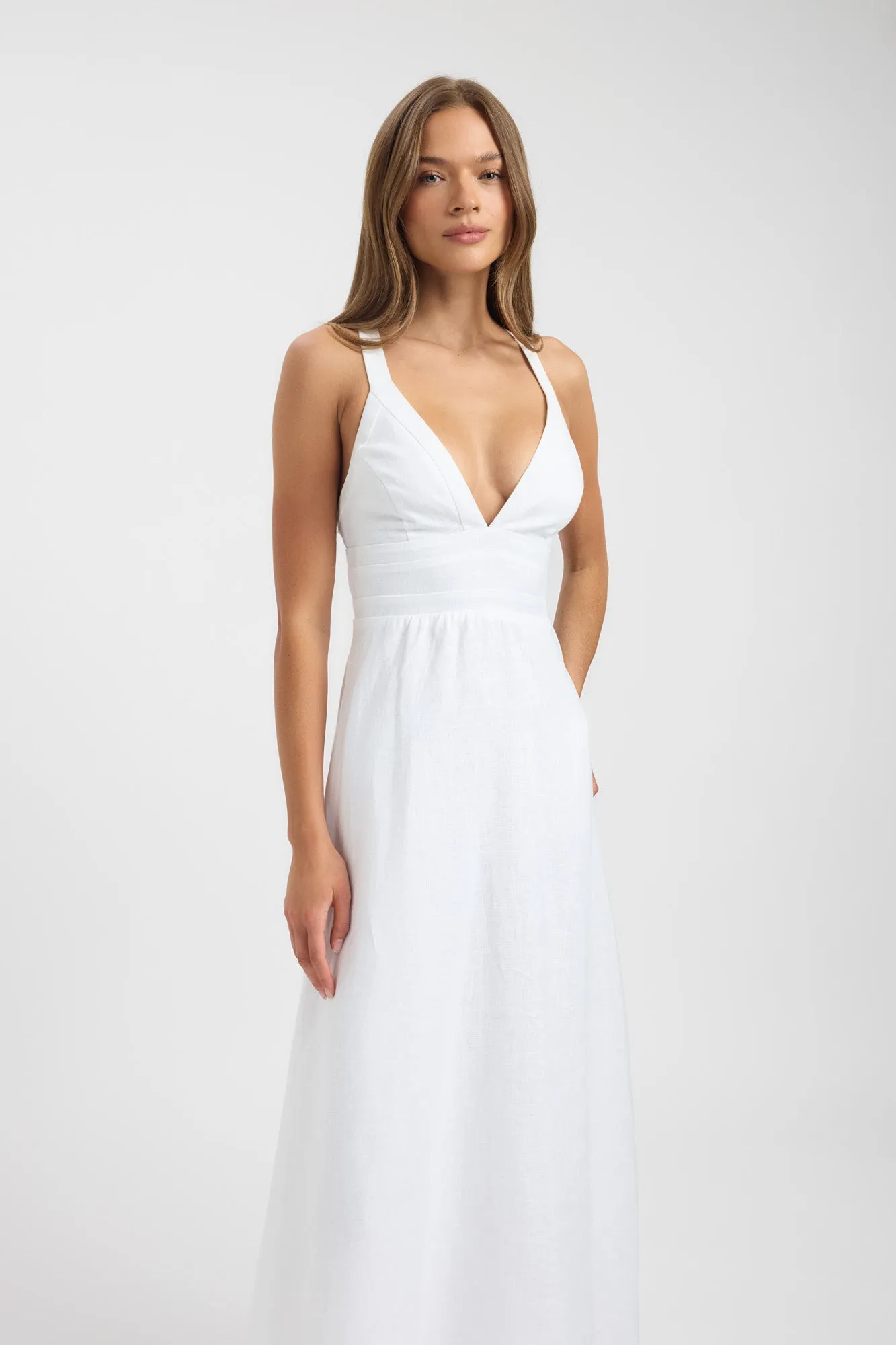 Palm Vee Maxi Dress sold by Kookai product image thumbnail 2