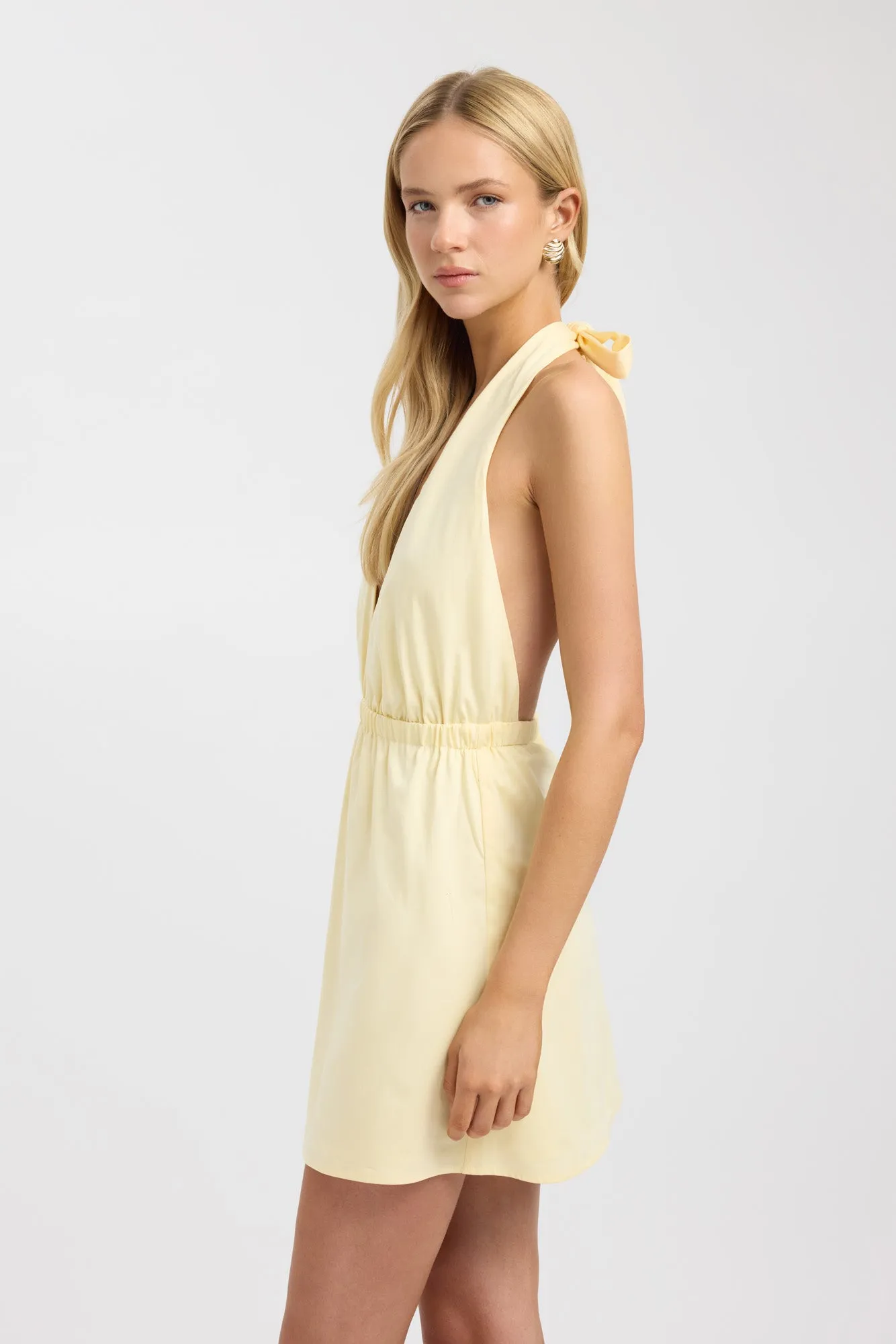 Solana Plunge Mini Dress sold by Kookai product image thumbnail 3