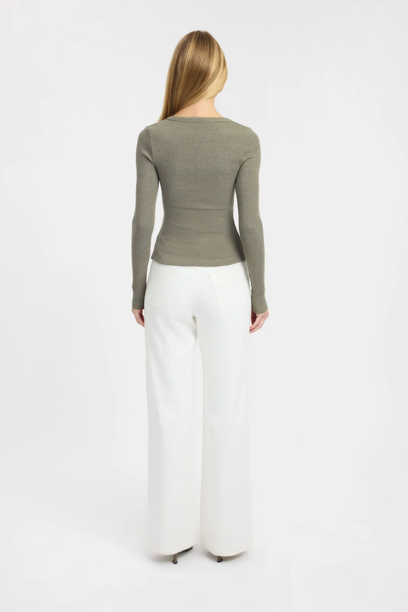 Bec Button Long Sleeve Top sold by Kookai product image thumbnail 3