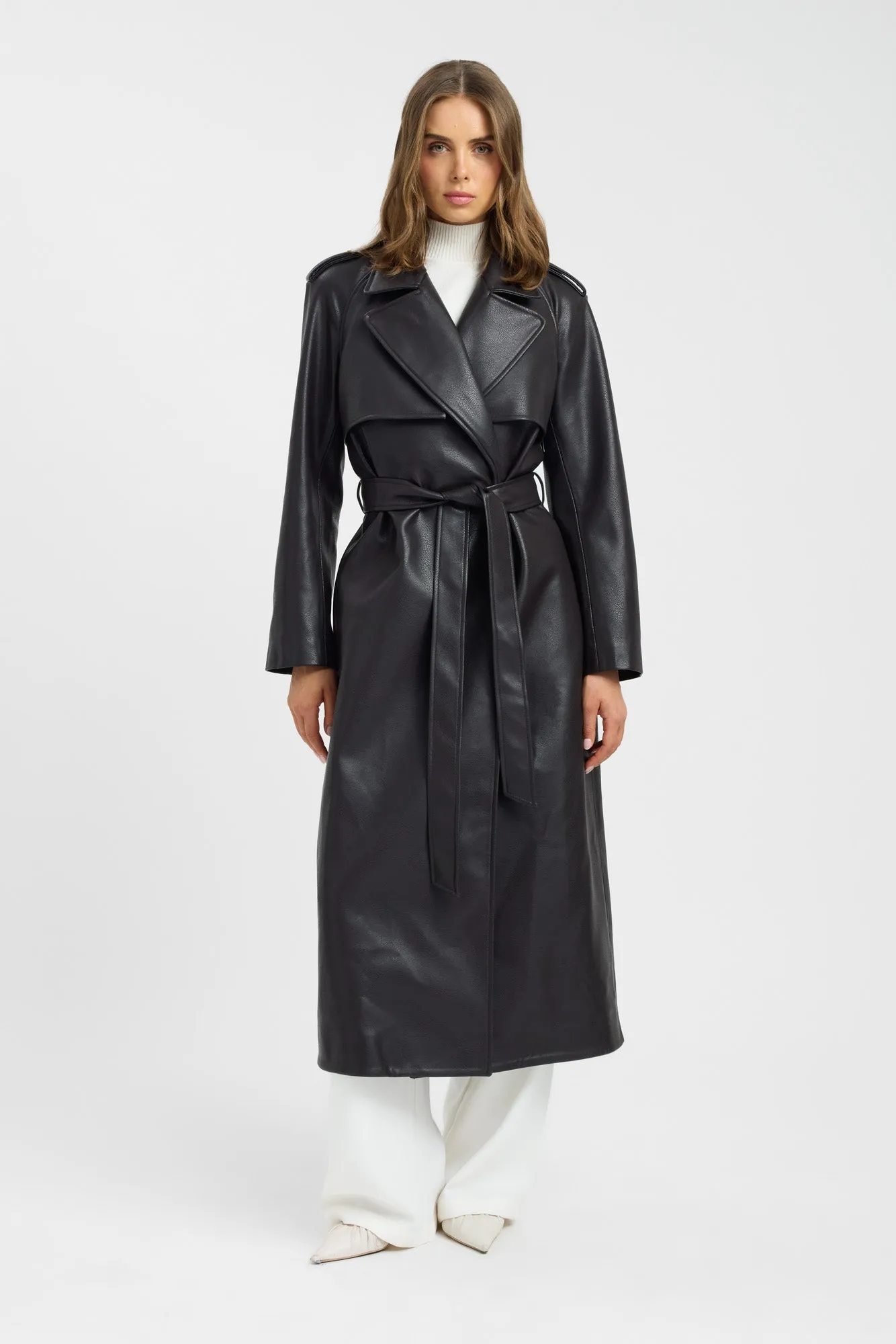 Heavy Phoenix Tied Trench sold by Kookai product image thumbnail 2