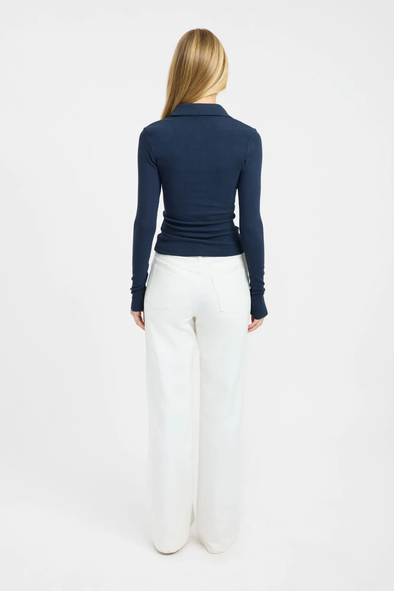 Myles Polo Long Sleeve Top sold by Kookai product image thumbnail 3