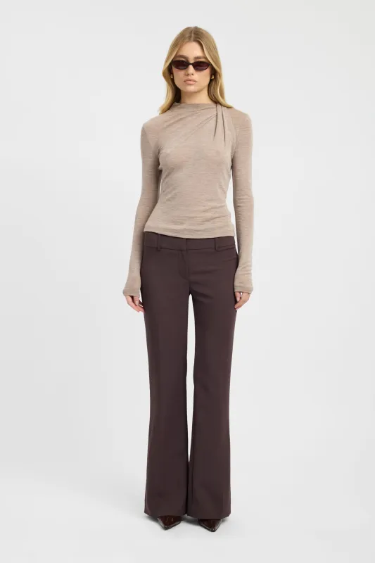 Anna Wool Long Sleeve Top made by Kookai