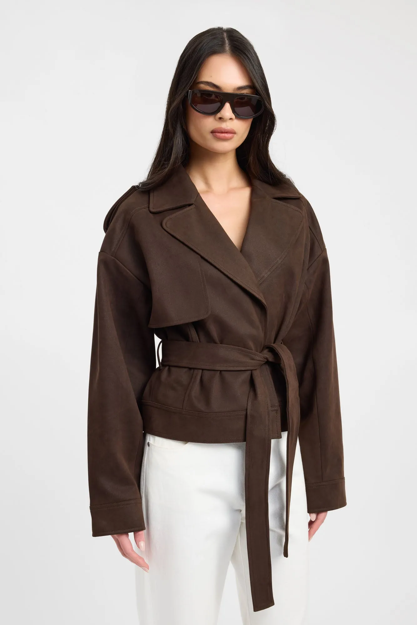 Dylan Suede Jacket sold by Kookai product image thumbnail 2