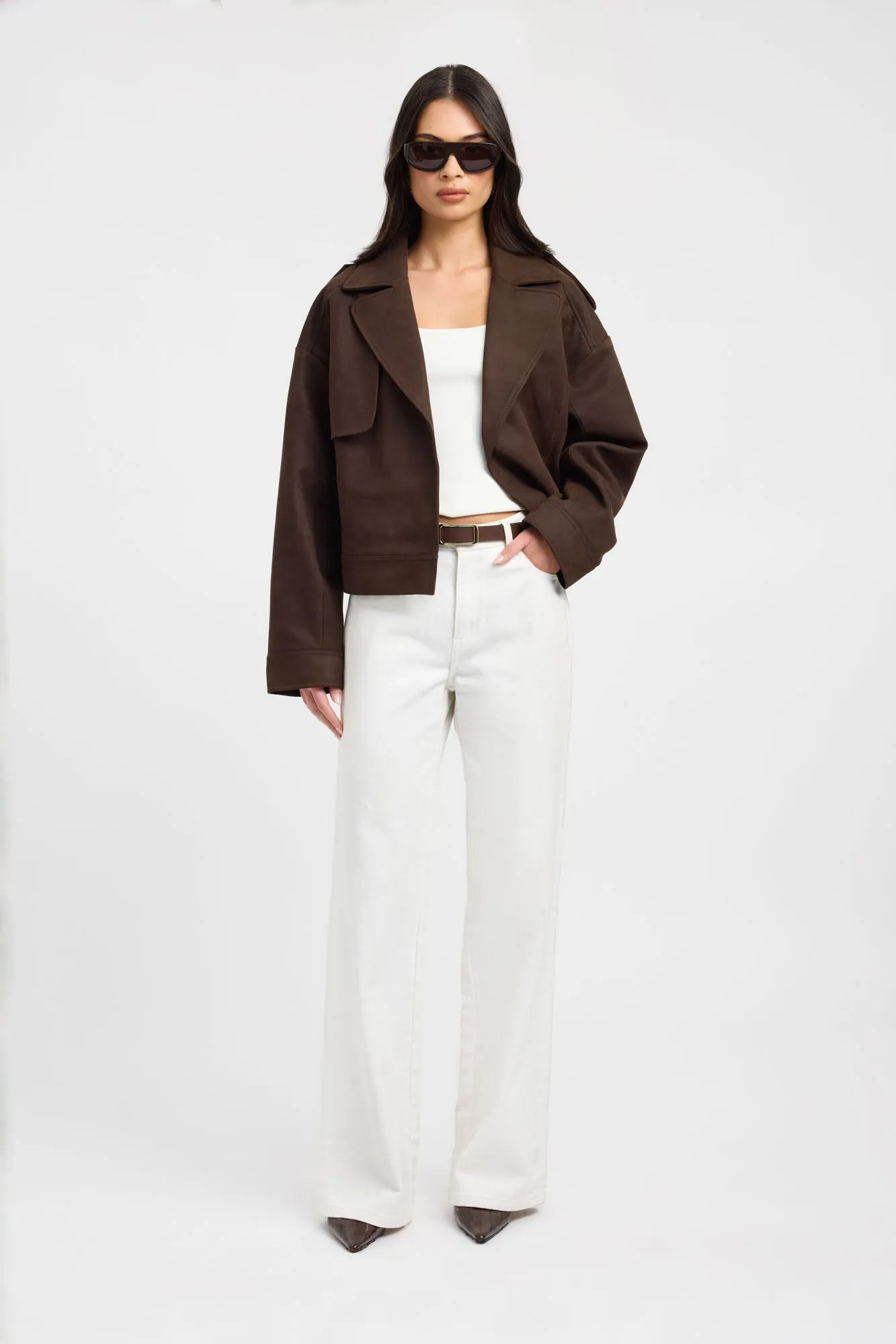 Dylan Suede Jacket sold by Kookai product image thumbnail 4