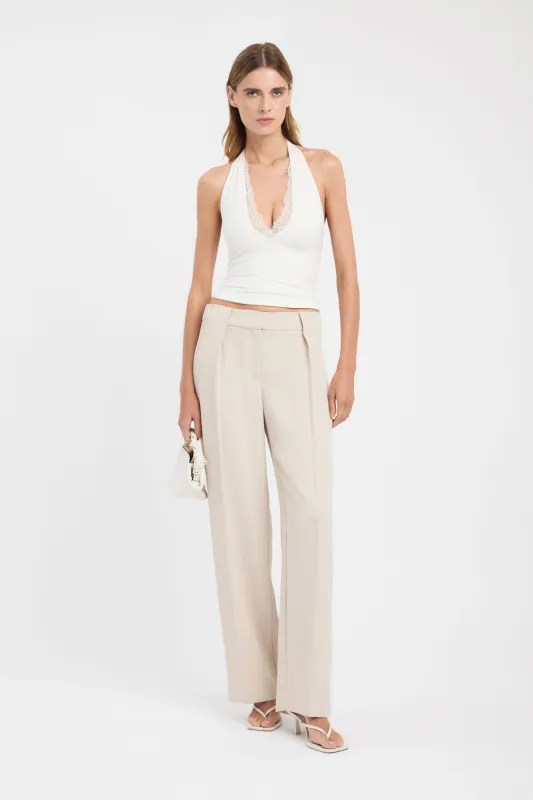 Oyster Belt Loop Pant made by Kookai