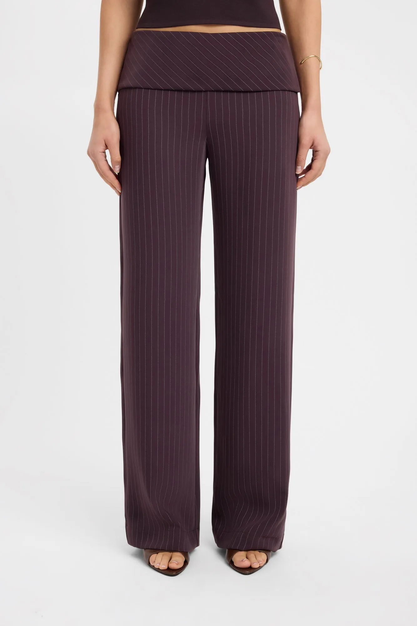 Oslo Fold Over Pant sold by Kookai product image thumbnail 2