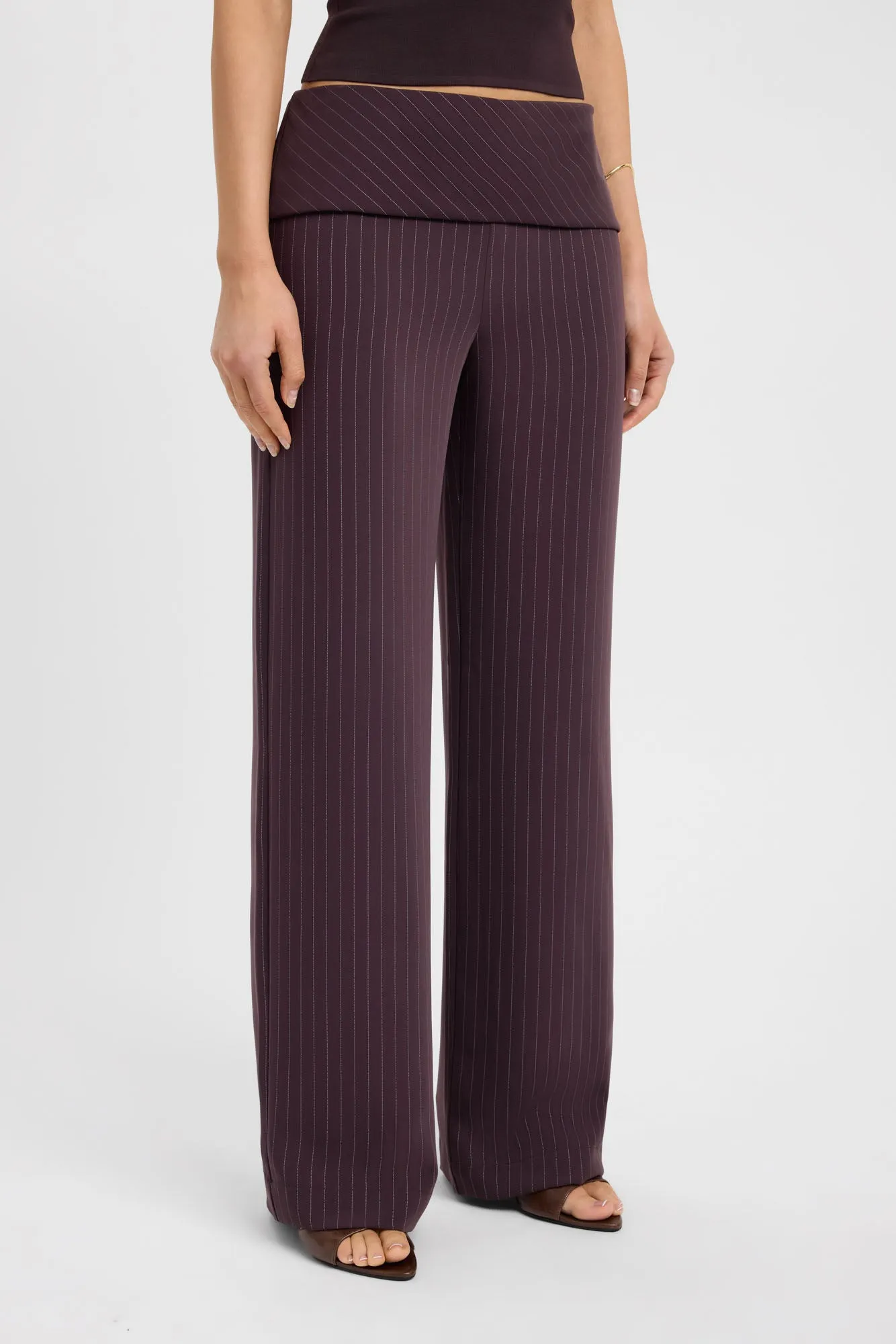 Oslo Fold Over Pant sold by Kookai product image thumbnail 3