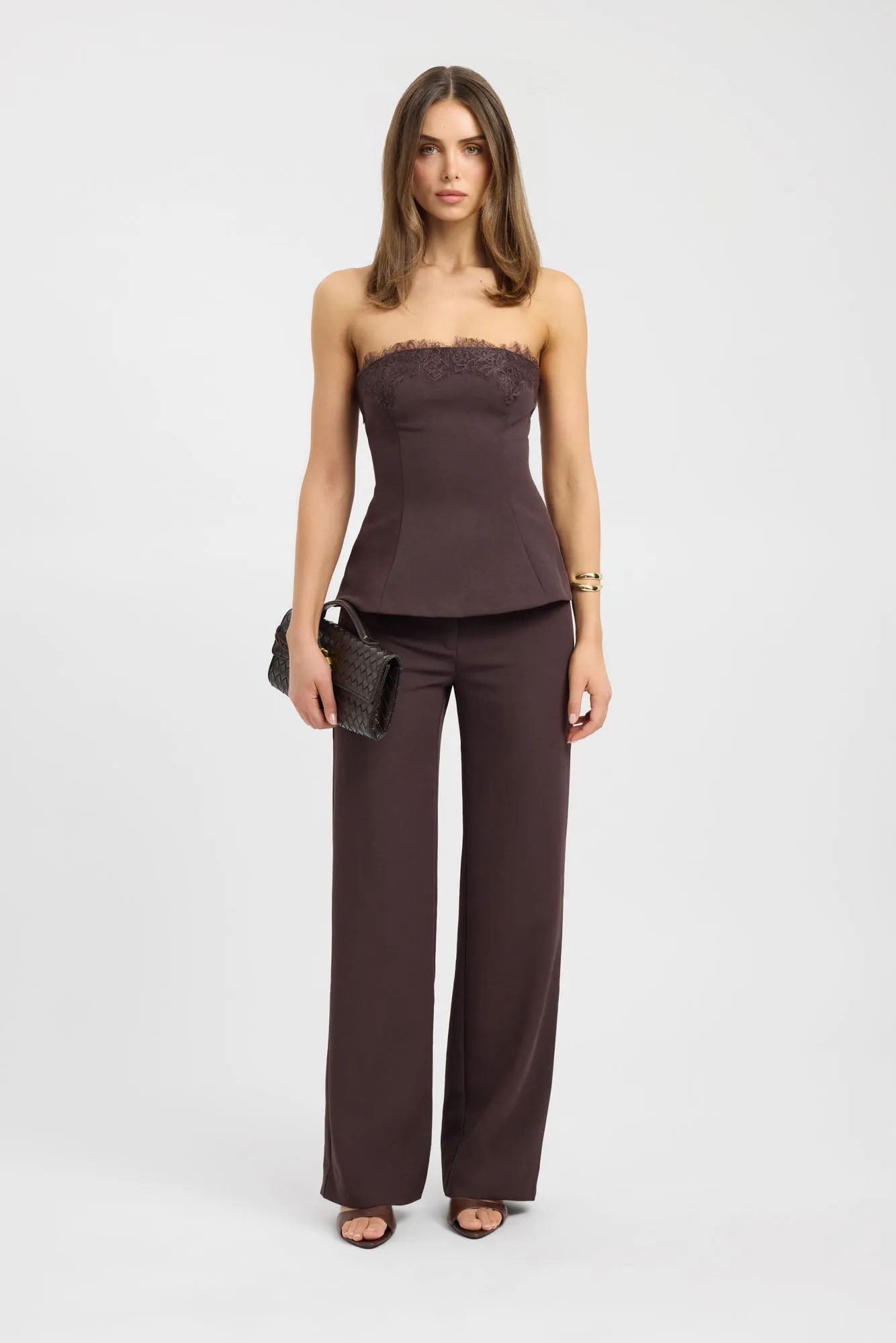 Ariel Strapless Lace Top sold by Kookai