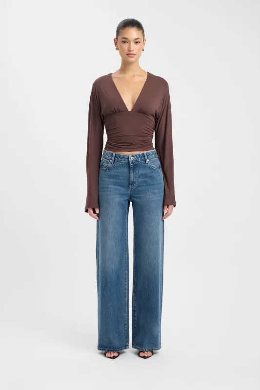 Isla Long Sleeve Top made by Kookai