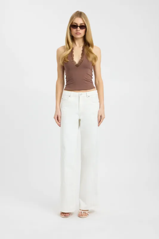 Lila Lace Top made by Kookai