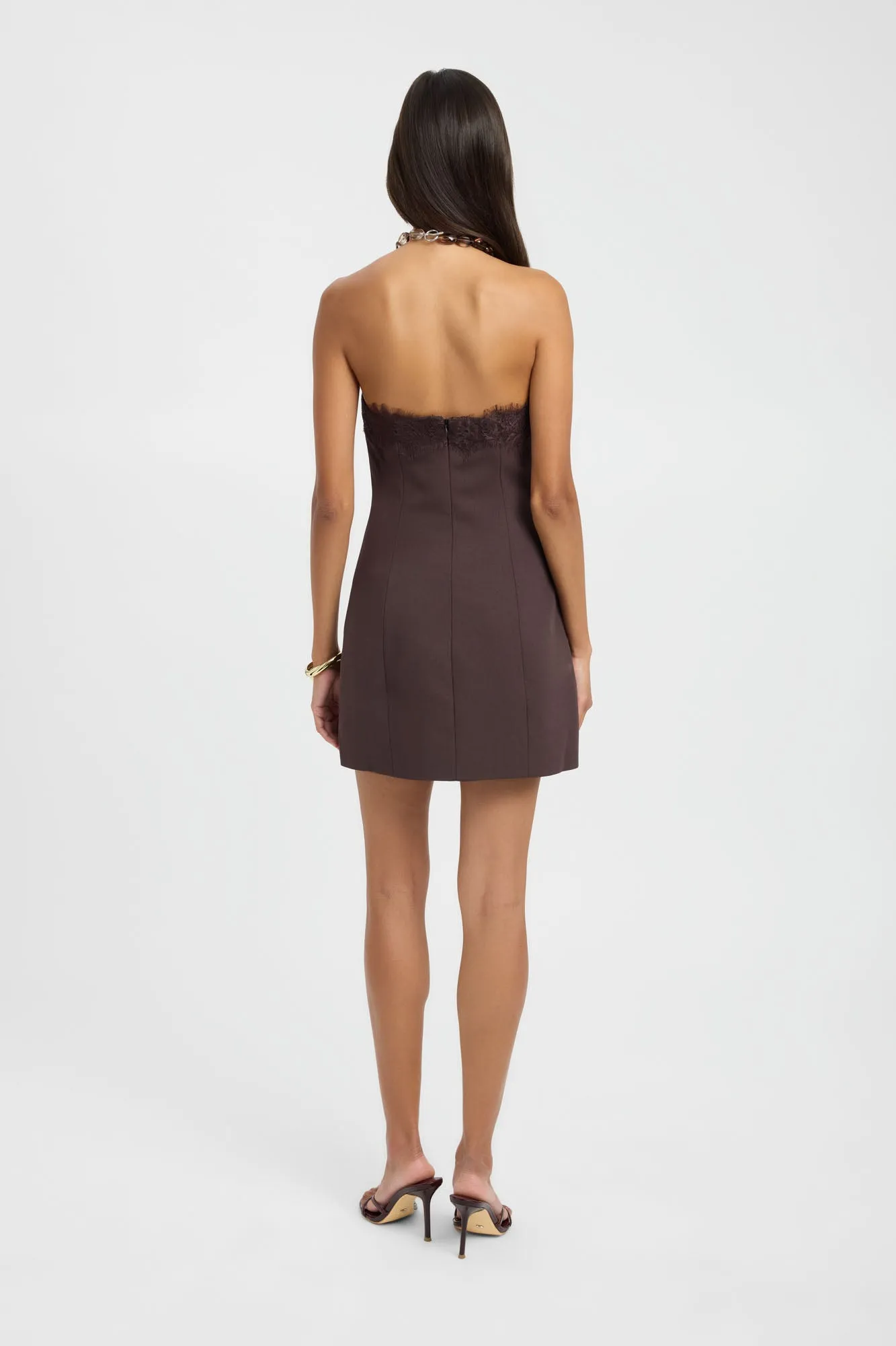 Ariel Strapless Lace Mini Dress sold by Kookai product image thumbnail 4